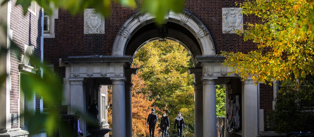Gate on Penn's campus